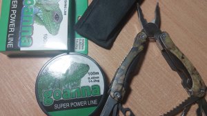 Обзор монофильной лески IGUANA 100m 0.40mm 14.2kg и мультитула
