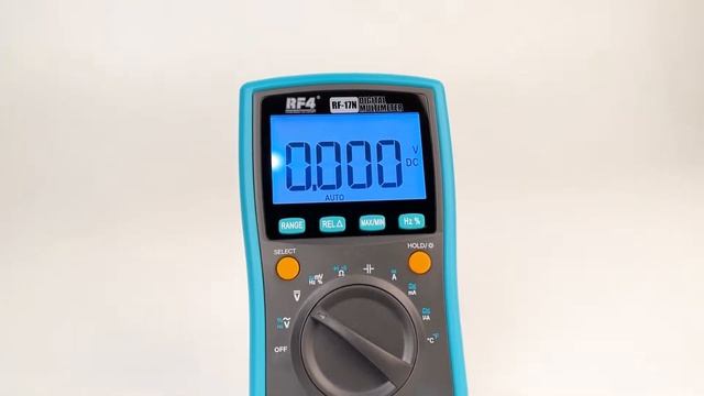 RF4 Handheld Digital Multimeter LCD Backlight Portable AC/DC Ammeter VoltmeterTesterMete Multimetro