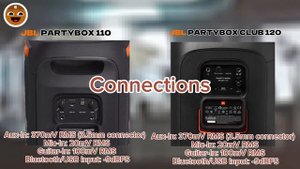 JBL PARTYBOX CLUB 120 vs JBL PARTYBOX 110 Specs Comparison | BrownChocoMilkBoy