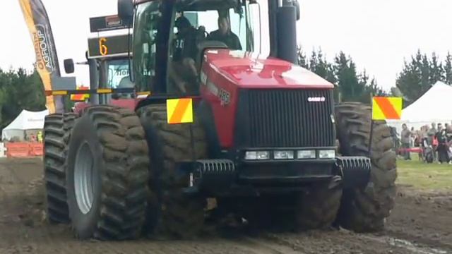 CaseIH Steiger 485 at the TPNZ CD Field days tractorpull смотреть онлайн