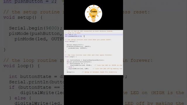 Arduino With Push Button | #Arduino #LabView #Electronics circuits #circuits