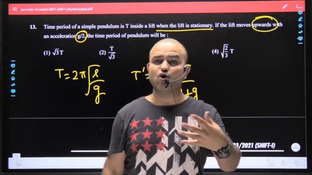 JEE MAINS 2021 | PHYSICS SOLUTION | 16-MARCH-2021 | MORNING SHIFT смотреть онлайн