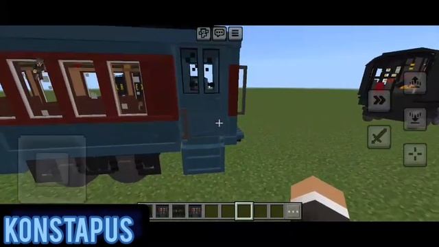 🚂ОБЗОР МОДА НА ПОЛЯРНЫЙ ЭКСПРЕСС В МАЙНКРАФТЕ! | Konstapus Minecraft смотреть онлайн