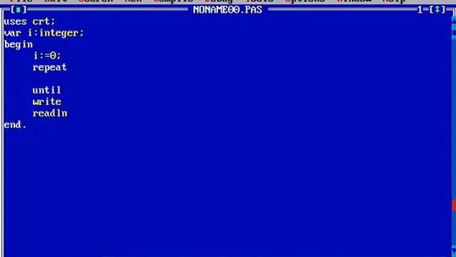 REPEAT UNTIL PASCAL смотреть онлайн