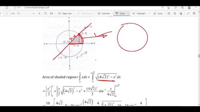 APPLICATION OF INTEGRATION II AREA UNDER THE CURVE EXAMPLER PROBLEM LEC 1 смотреть онлайн
