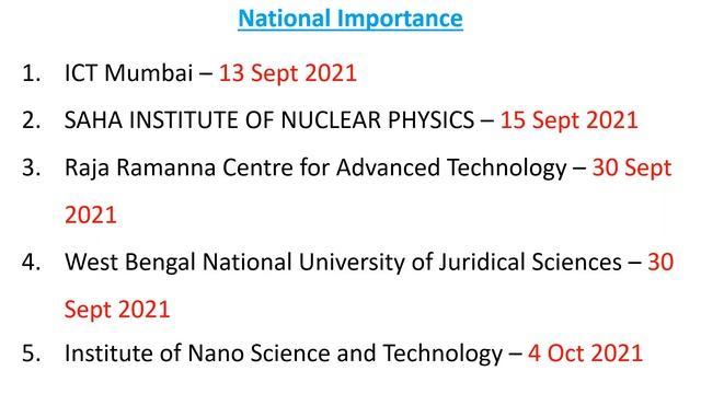 PhD Admission 2021 in Research Institute | IIT | NIT | IIM | PhD Admission Notice 2021