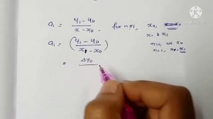 Newton's Forward Interpolation Formula