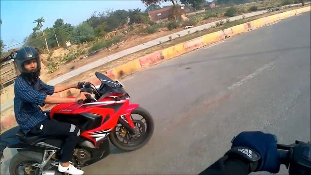 How to do wheelie (Pulsar NS 200) | Power Wheelie | Action camera view смотреть онлайн