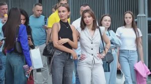 Moscow nightlife. Tour in the center of Moscow.