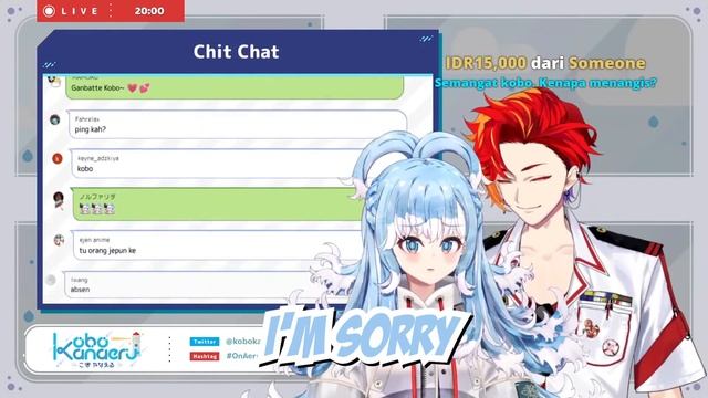 Kobo cries while Gamma did his best to comfort her 【Kobo Kanaeru | Holo ID Clip】