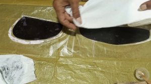 Build DLG Glider Tail Vacuum Bagging - Half Molding Horizontal and Vertical Stabilizer