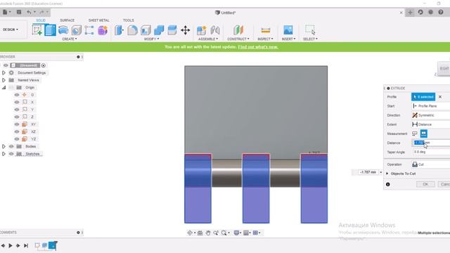 DOOR HINGE ASSEMBLY | PLATE 2 | Fusion 360 Moscow Polytech | Московский Политех