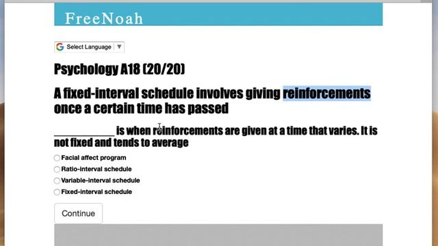 Psychology A18 (19/20) Fixed-interval schedule смотреть онлайн