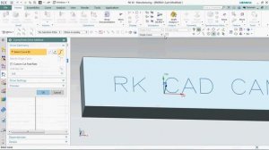 SIEMENS NX 10- text engraving tutorial  part-1 - using contour text