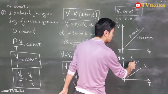 IZOBARIK JARAYON. Molekulyar fizika. Изобарный процесс. Isobaric process