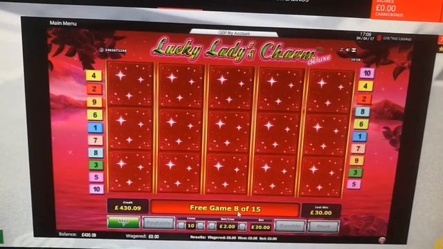 Lucky Lady's Charm Deluxe; bet 20£ Scrapy pay смотреть онлайн