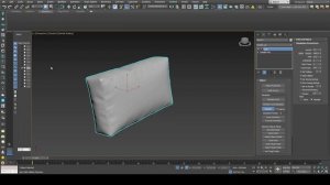 Модификатор Cloth. Создание реалистичных складок на диванной подушке