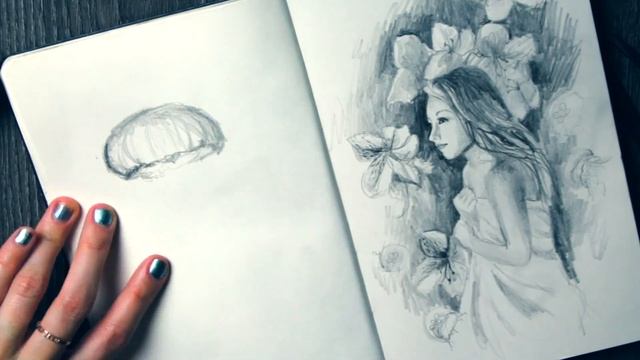Drawing Jellyfish & Conceptualizing Paintings | Sketchbook Sunday Episode 15 смотреть онлайн