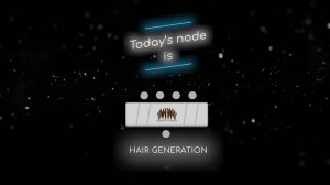 Houdini - Hair Generation Node