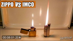 Zippo против Imco - Кто дольше горит и какая зажигалка выживет после эксперимента | SteinHouse