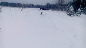КрАЗ 255б по снегу диаметр колёса 129см. (136)