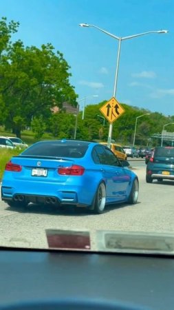 Such a beautiful color on M3🔥#bmw ￼#m3