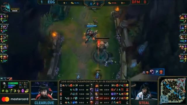 EDG 対 DFM のハイライトゲーム 2-世界2018再生ファイナル-エドワードゲーム対爆発 FocusMe G2 смотреть онлайн