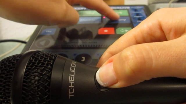 Tutorial mic control de MP-75 con voice live touch
