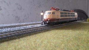 Электровоз Roco Br103 sound test/Esu loksound 5 decoder