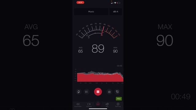 Spark MINI 25-100% Volume Test with my dB meter app смотреть онлайн
