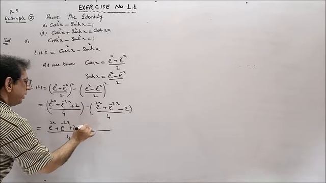 Ch#1 Functions and Limits | Hyperbolic Function, Example 2,  Ex 1.1 Q8 | Fsc Part 2 (Lec no. 21)