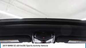 2019 BMW X3 KLR49663L