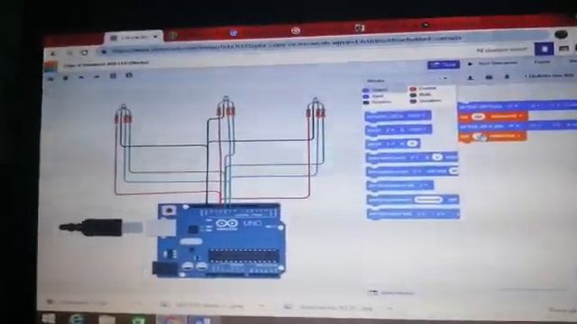 tinkercad arduino led RGB
