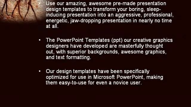 Rock Art PowerPoint Template by PoweredTemplate.com смотреть онлайн