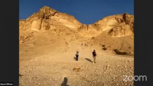 Salwa Al Qunaibet of Haya Tour, Saudi Arabia, in livestream from Camel Caravan Trail near Riyadh