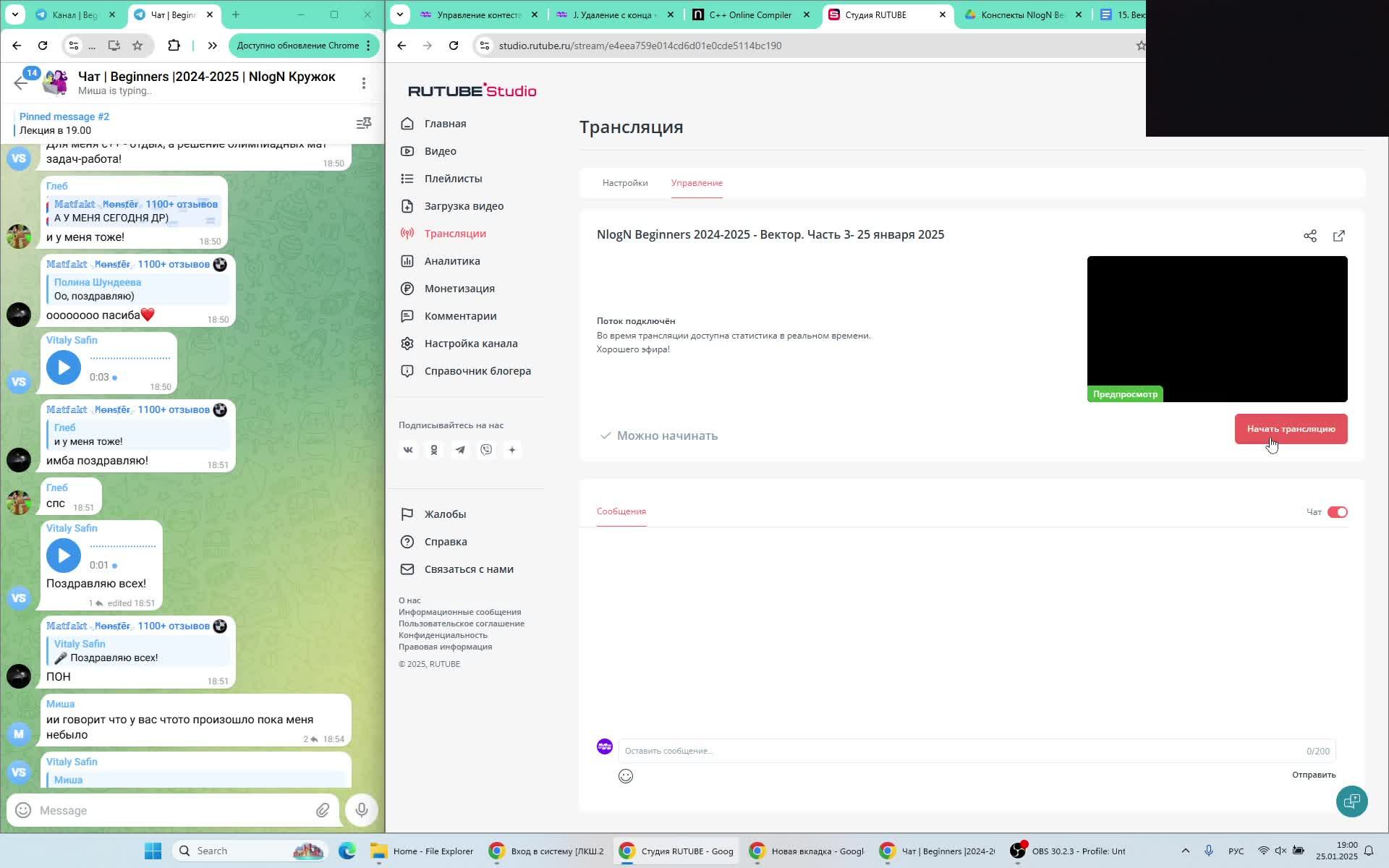NlogN Beginners 2024-2025 - Вектор. Часть 3- 25 января 2025