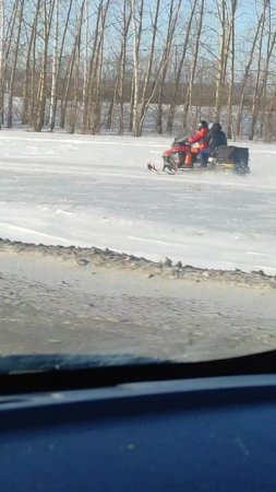 СНЕГОХОД ВАЛИТ 100 км/час... Я В ШОКЕ....