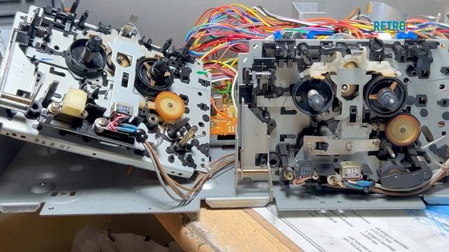AIWA AD-WX220 cassette deck repair-part 1. смотреть онлайн