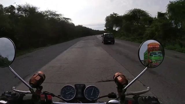 Suzuki GS 150 cross 120 meter km on GT road