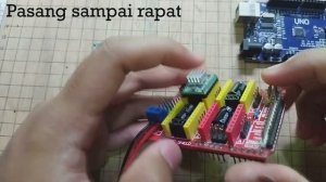 Tutorial Cara Merakit Arduino CNC Shield V3 Driver Motor A4988 dengan Nema 17 Pemula CNC Mini DIY