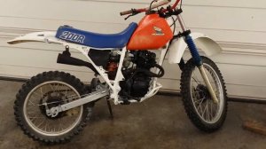 90' HONDA XR200R BARN FIND RUNNING!!! 005