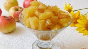 Десерт из карамельных яблок