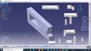 FEA. Contact for Swept Brick Elements. Catia v5, video 1 of 2, Nader G Zamani