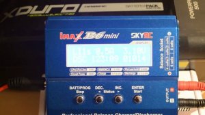 imax b6 mini discharging 18650 cell