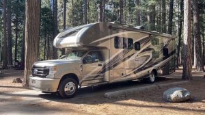 Exploring Yosemite in a THOR OMNI 4x4 Super C Diesel Motorhome