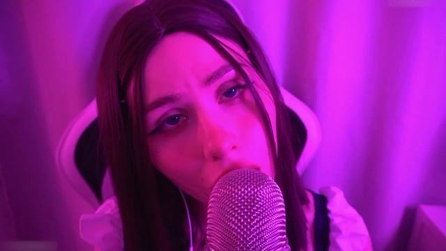 #8 ASMR ear licking, ear kissing, ear eating [ Malina ASMR]
