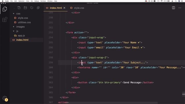 Building a Portfolio Website with HTML & CSS: Step-by-Step Guide in Hindi - Part 9