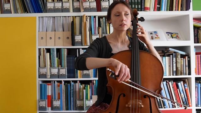 D minor harmonic scale, 1 octave (slurred bows) смотреть онлайн