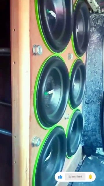 Six Sub woofer with hifi amp #subwoofer #bass #shortsfeed #dj #remix #newsong смотреть онлайн