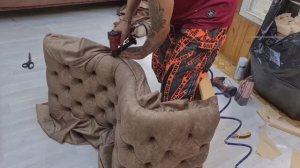 Стул в каретной стяжке своими руками.  Воздушный стул. Делаем интересный стул.